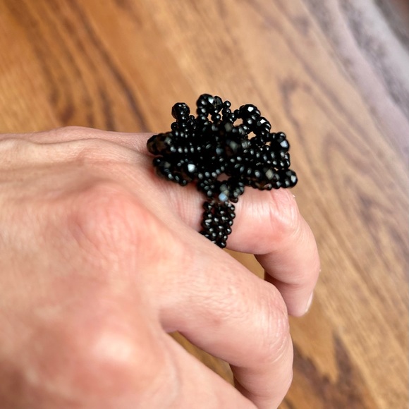 Fashion Seed Beads Ring - Picture 2 of 4